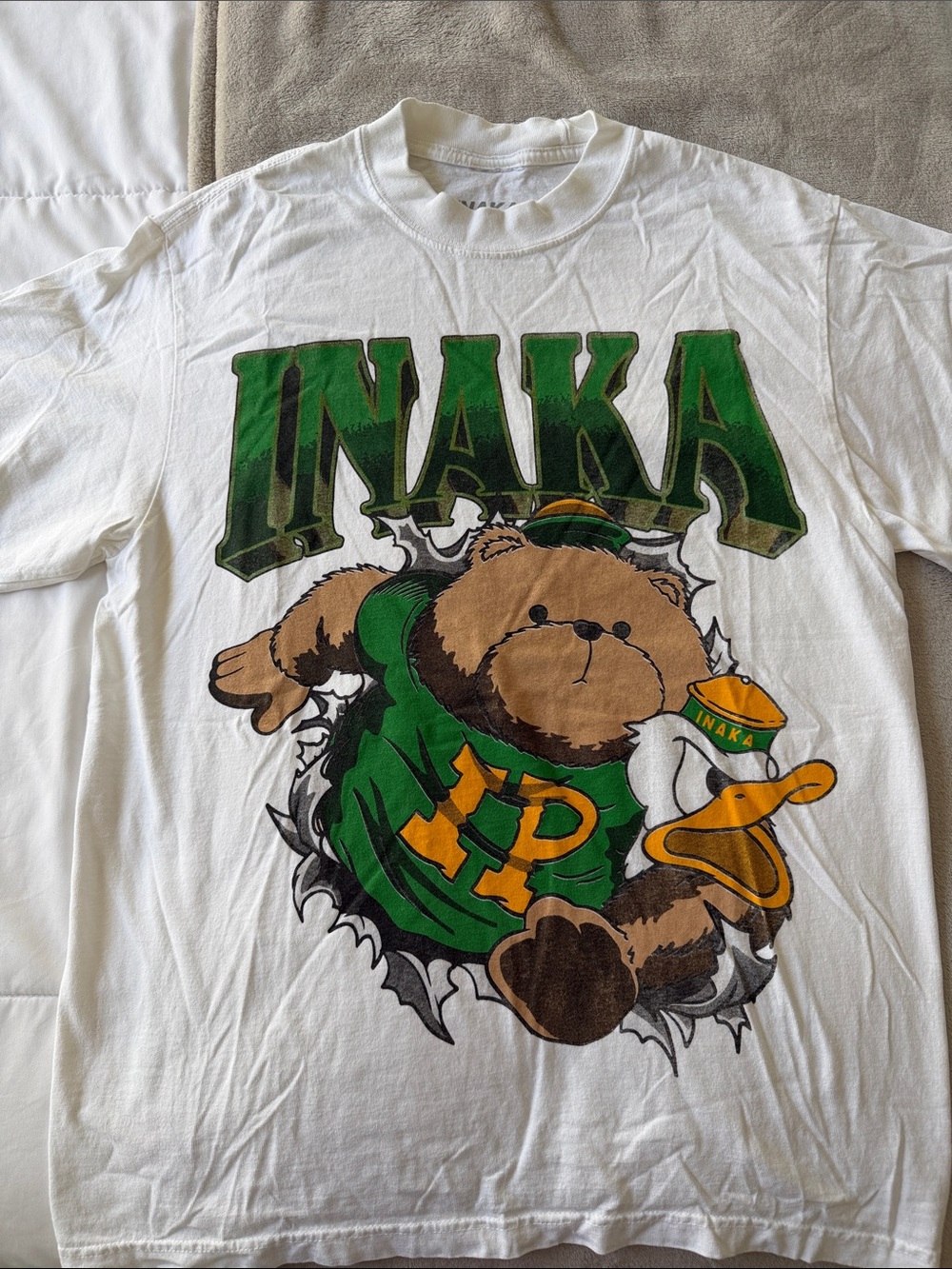 Inaka Power White Oregon T-Shirt